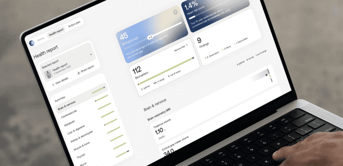 Ahead Health Bilan Santé Complet Plateforme
